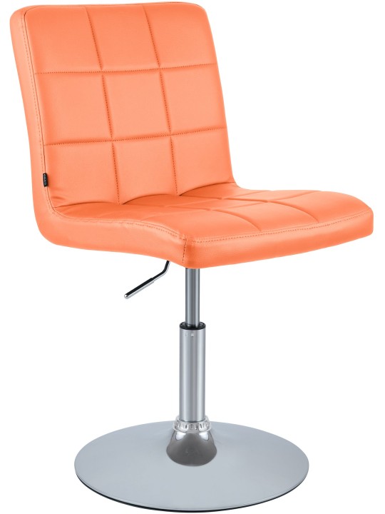 Chaise Ricky simili cuir, orange Chaise Ricky simili cuir, orange