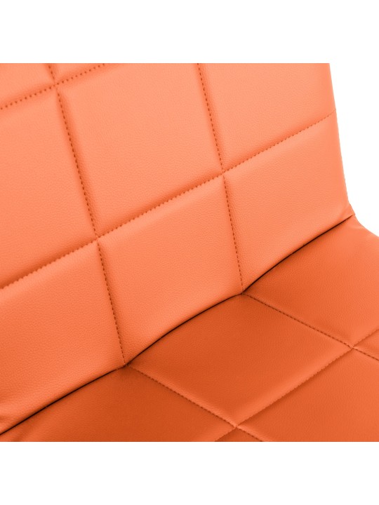Chaise Ricky simili cuir, orange Chaise Ricky simili cuir, orange