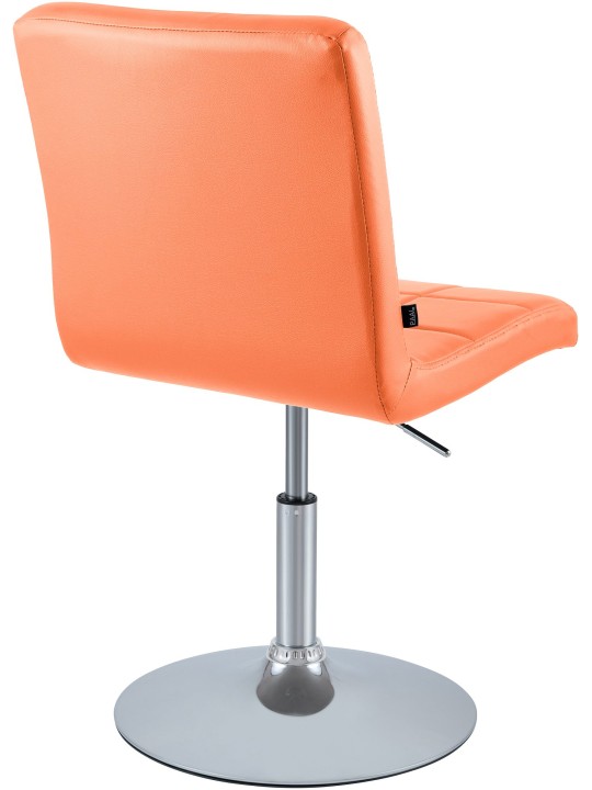 Chaise Ricky simili cuir, orange Chaise Ricky simili cuir, orange