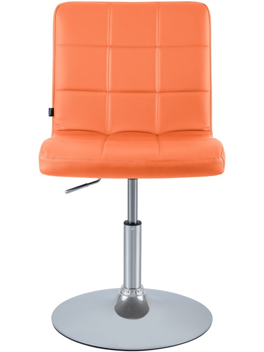 Chaise Ricky simili cuir, orange Chaise Ricky simili cuir, orange