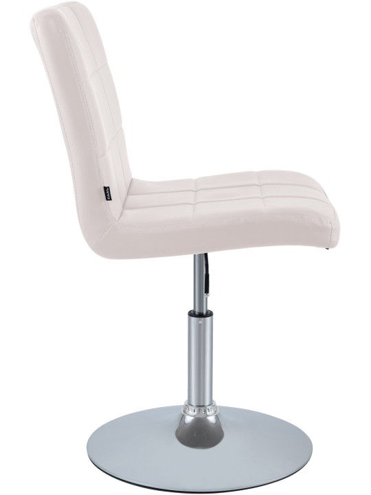 Chaise Ricky simili cuir, blanc Chaise Ricky simili cuir, blanc