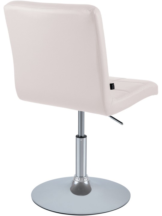 Chaise Ricky simili cuir, blanc Chaise Ricky simili cuir, blanc