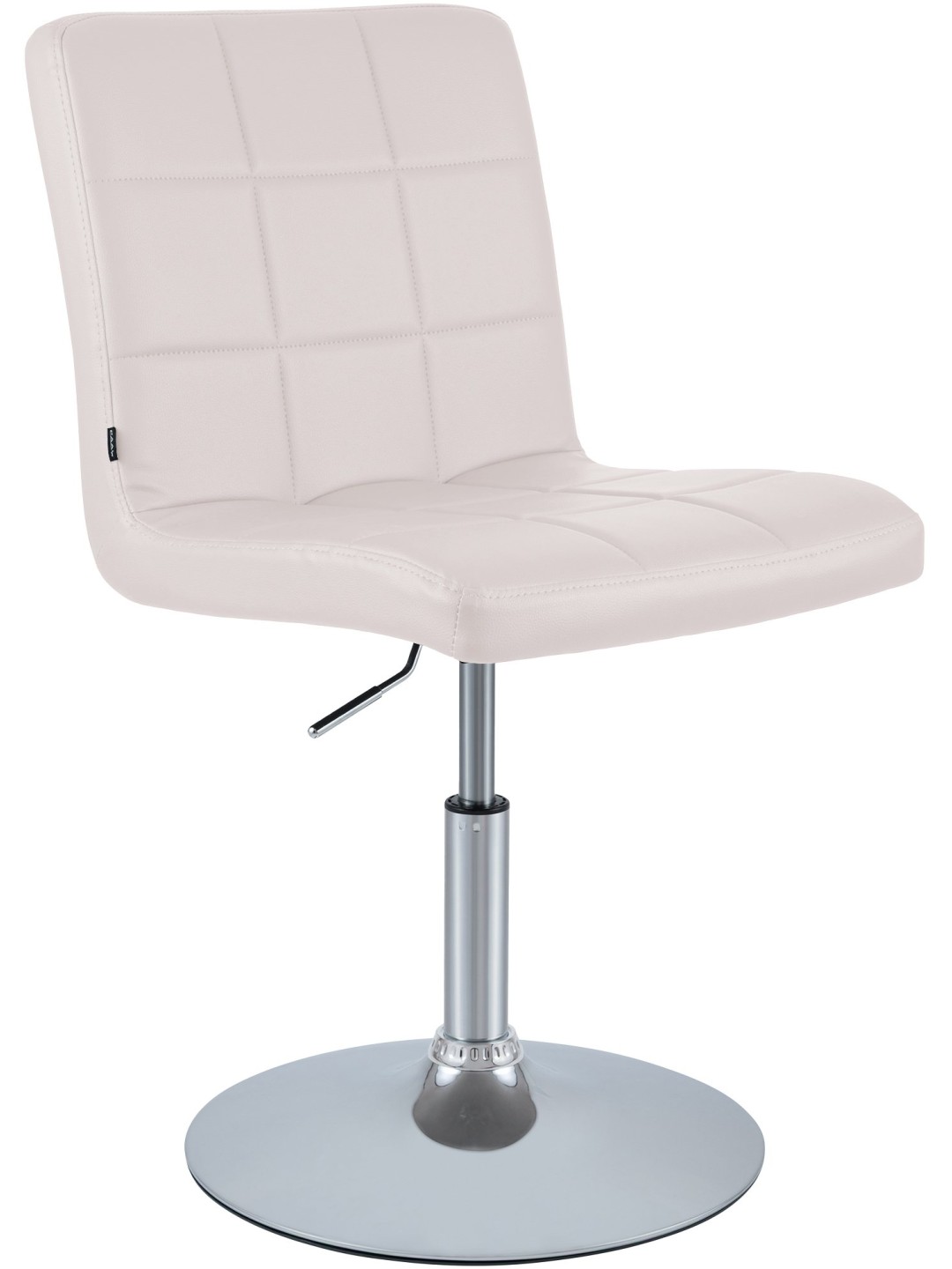 Chaise Ricky simili cuir, blanc