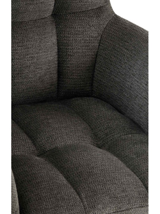 Chaise de salle à manger Jonah tissu, gris foncé Chaise de salle à manger Jonah tissu, gris foncé