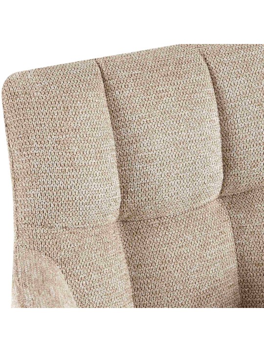 Chaise de salle à manger Jonah tissu, brun clair Chaise de salle à manger Jonah tissu, brun clair