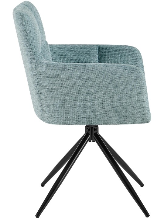 Chaise de salle à manger Jonah tissu, turquoise Chaise de salle à manger Jonah tissu, turquoise