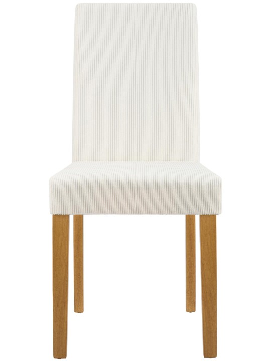 Chaise de salle à manger Ina Cord antique clair, crème Chaise de salle à manger Ina Cord antique clair, crème