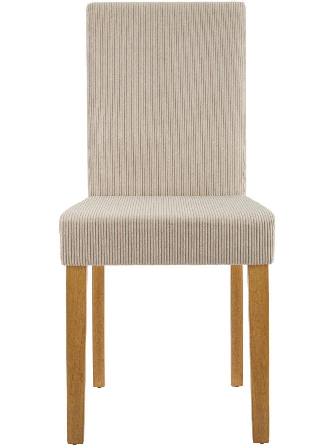 Lot de 2 chaises de salle à manger Ina Cord antique clair, brun clair