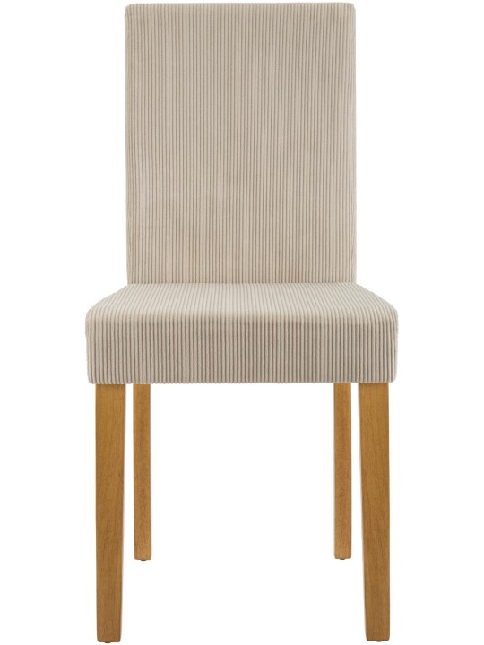 Chaise de salle à manger Ina Cord antique clair, brun clair Chaise de salle à manger Ina Cord antique clair, brun clair
