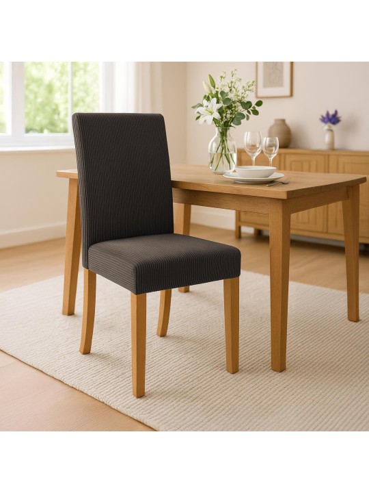 Chaise de salle à manger Ina Cord antique clair, brun Chaise de salle à manger Ina Cord antique clair, brun
