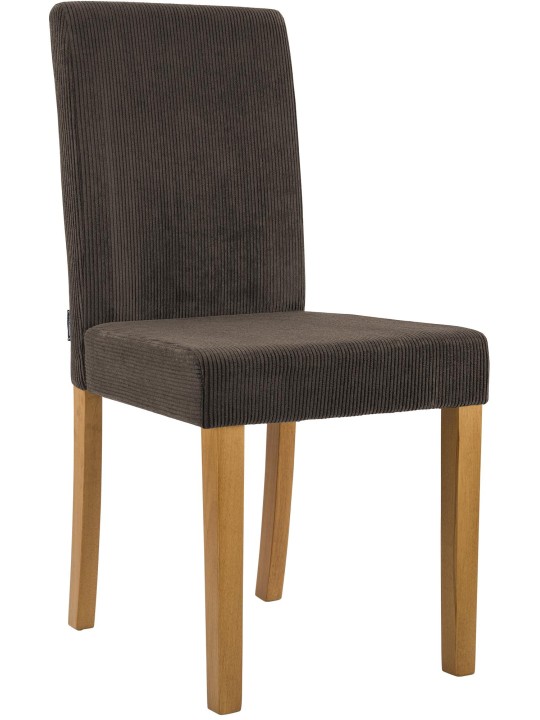Chaise de salle à manger Ina Cord antique clair, brun Chaise de salle à manger Ina Cord antique clair, brun