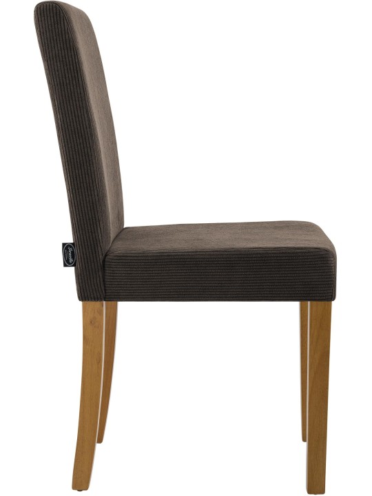 Chaise de salle à manger Ina Cord antique clair, brun Chaise de salle à manger Ina Cord antique clair, brun