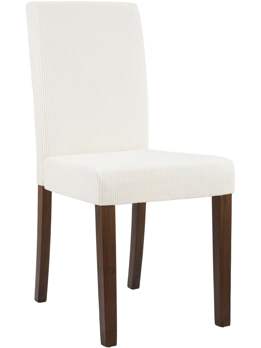 Chaise de salle à manger Ina Cord antique foncé, crème