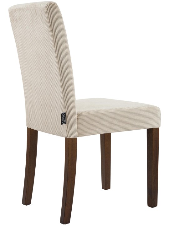 Chaise de salle à manger Ina Cord antique foncé, brun clair Chaise de salle à manger Ina Cord antique foncé, brun clair