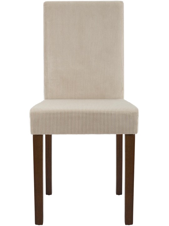 Chaise de salle à manger Ina Cord antique foncé, brun clair Chaise de salle à manger Ina Cord antique foncé, brun clair