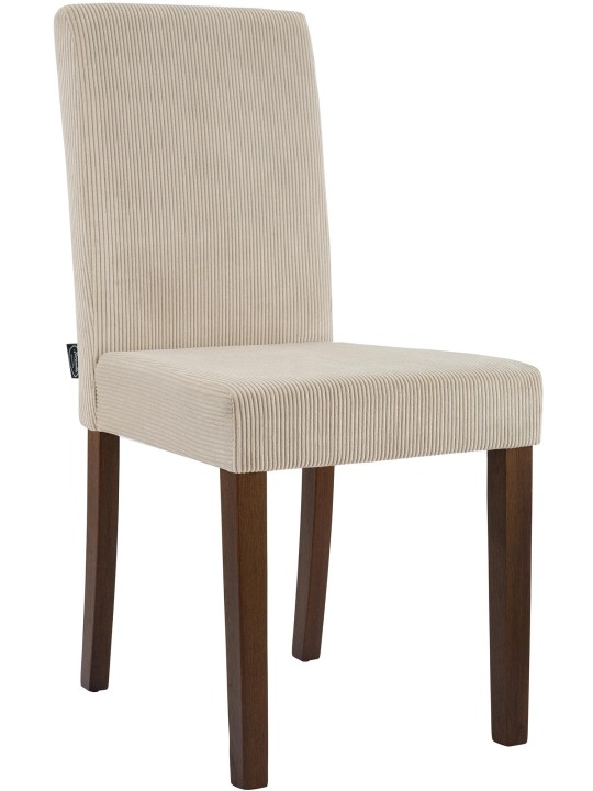 Chaise de salle à manger Ina Cord antique foncé, brun clair Chaise de salle à manger Ina Cord antique foncé, brun clair