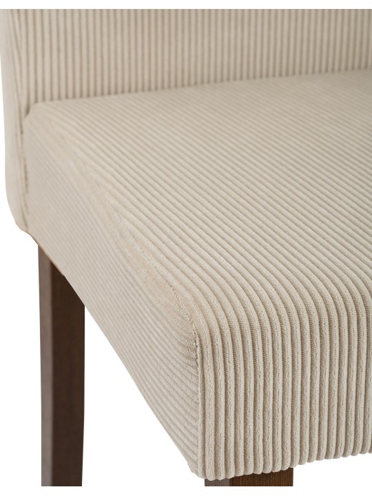 Chaise de salle à manger Ina Cord antique foncé, brun clair Chaise de salle à manger Ina Cord antique foncé, brun clair