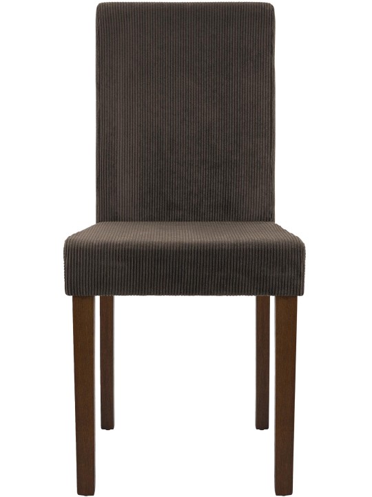 Chaise de salle à manger Ina Cord antique foncé, brun Chaise de salle à manger Ina Cord antique foncé, brun