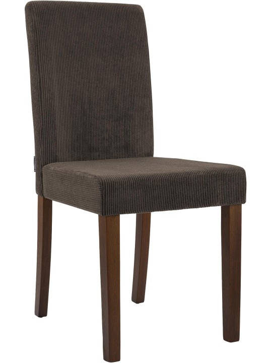 Chaise de salle à manger Ina Cord antique foncé, brun Chaise de salle à manger Ina Cord antique foncé, brun