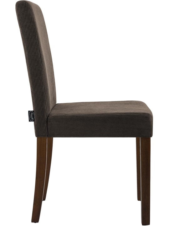 Chaise de salle à manger Ina Cord antique foncé, brun Chaise de salle à manger Ina Cord antique foncé, brun