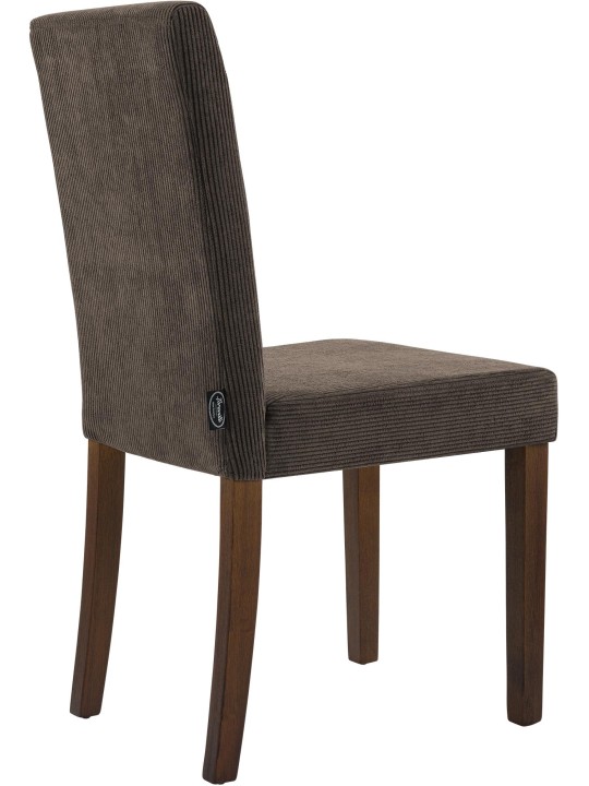 Chaise de salle à manger Ina Cord antique foncé, brun Chaise de salle à manger Ina Cord antique foncé, brun