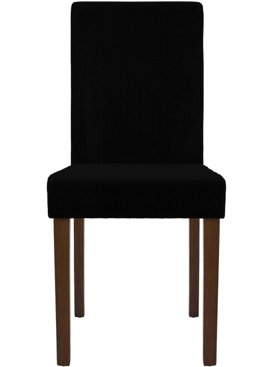 Chaise de salle à manger Ina Cord antique foncé, noir Chaise de salle à manger Ina Cord antique foncé, noir