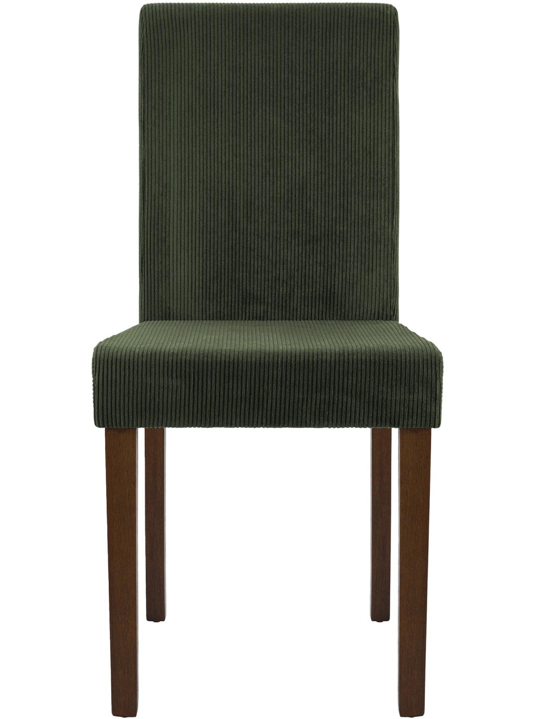 Lot de 2 chaises de salle à manger Ina Cord antique foncé, vert