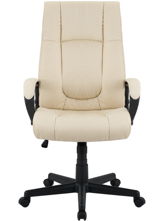Chaise de bureau XL Sparta tissu, crème Chaise de bureau XL Sparta tissu, crème