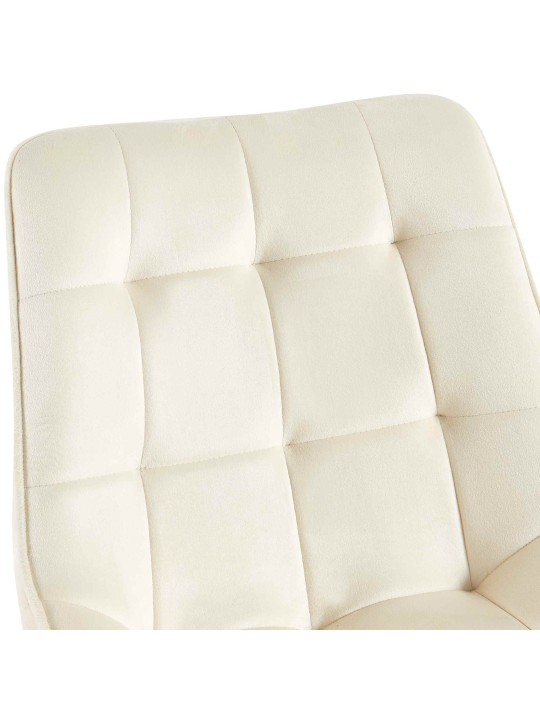 Chaise Colby Velours, crème
