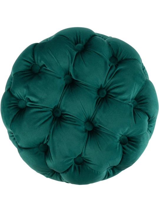 Tabouret Drancy Velours M, vert foncé Tabouret Drancy Velours M, vert foncé