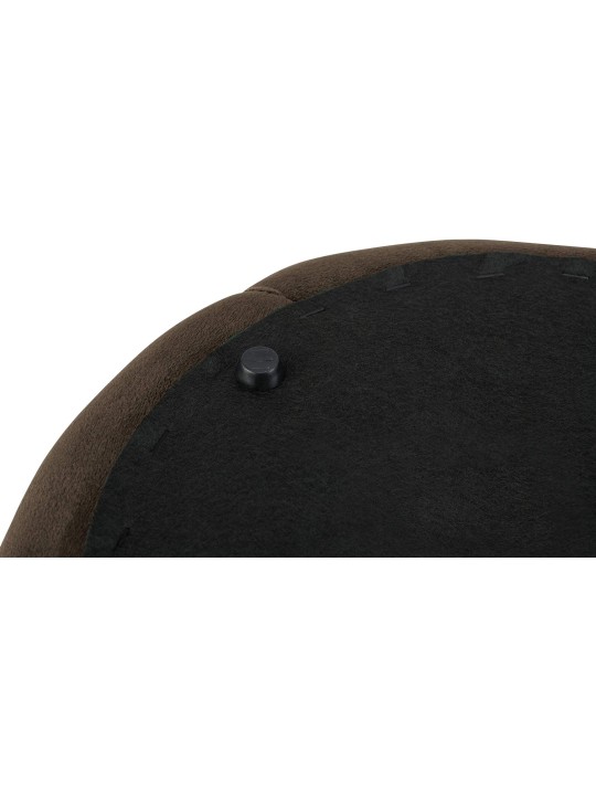 Tabouret Drancy Velours M, brun foncé Tabouret Drancy Velours M, brun foncé