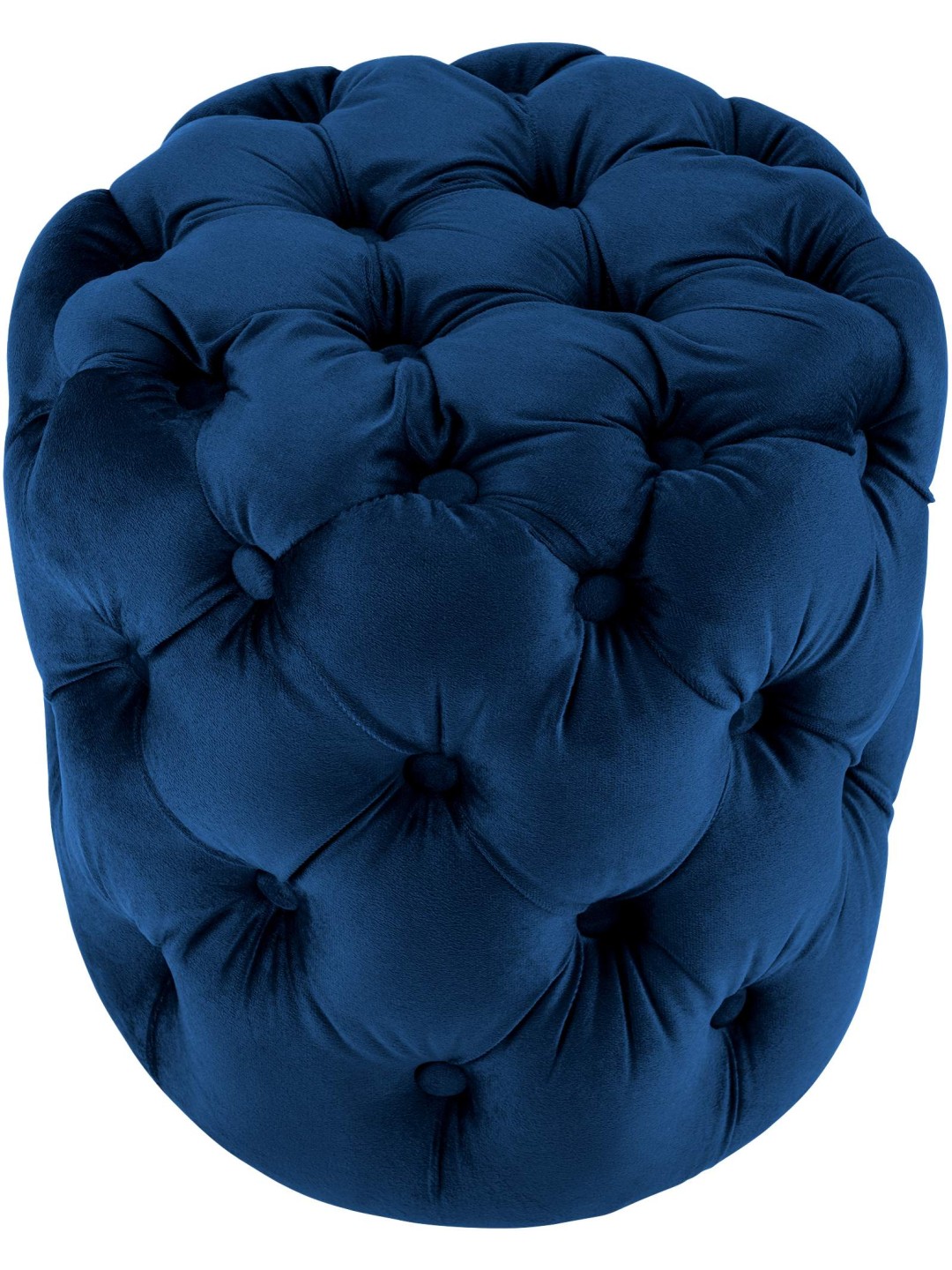 Tabouret Drancy Velours M, bleu