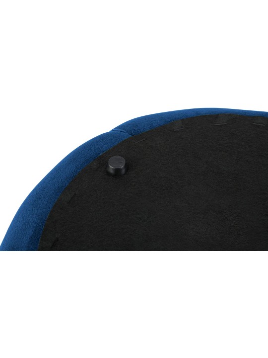 Tabouret Drancy Velours M, bleu