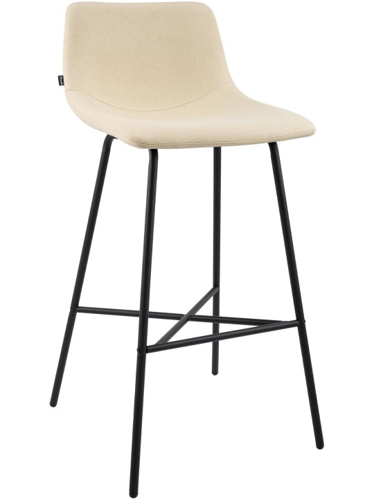 Tabouret de bar Altona tissu, crème Tabouret de bar Altona tissu, crème