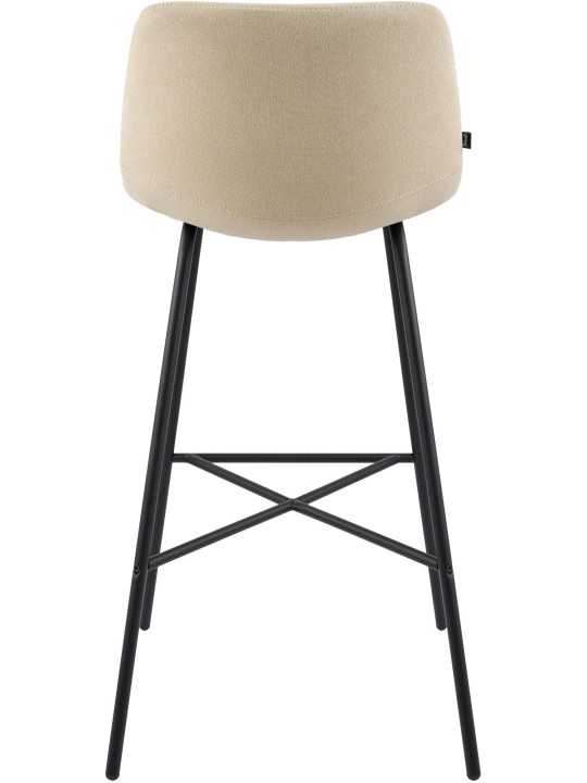 Tabouret de bar Altona tissu, crème Tabouret de bar Altona tissu, crème