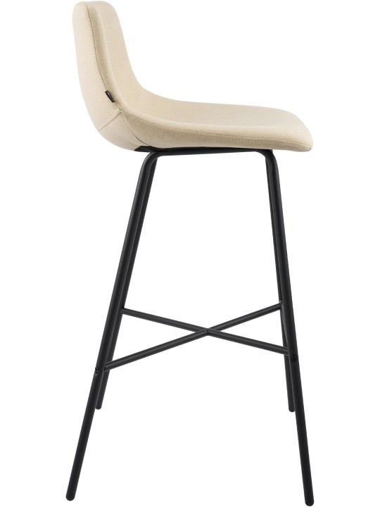 Tabouret de bar Altona tissu, crème Tabouret de bar Altona tissu, crème