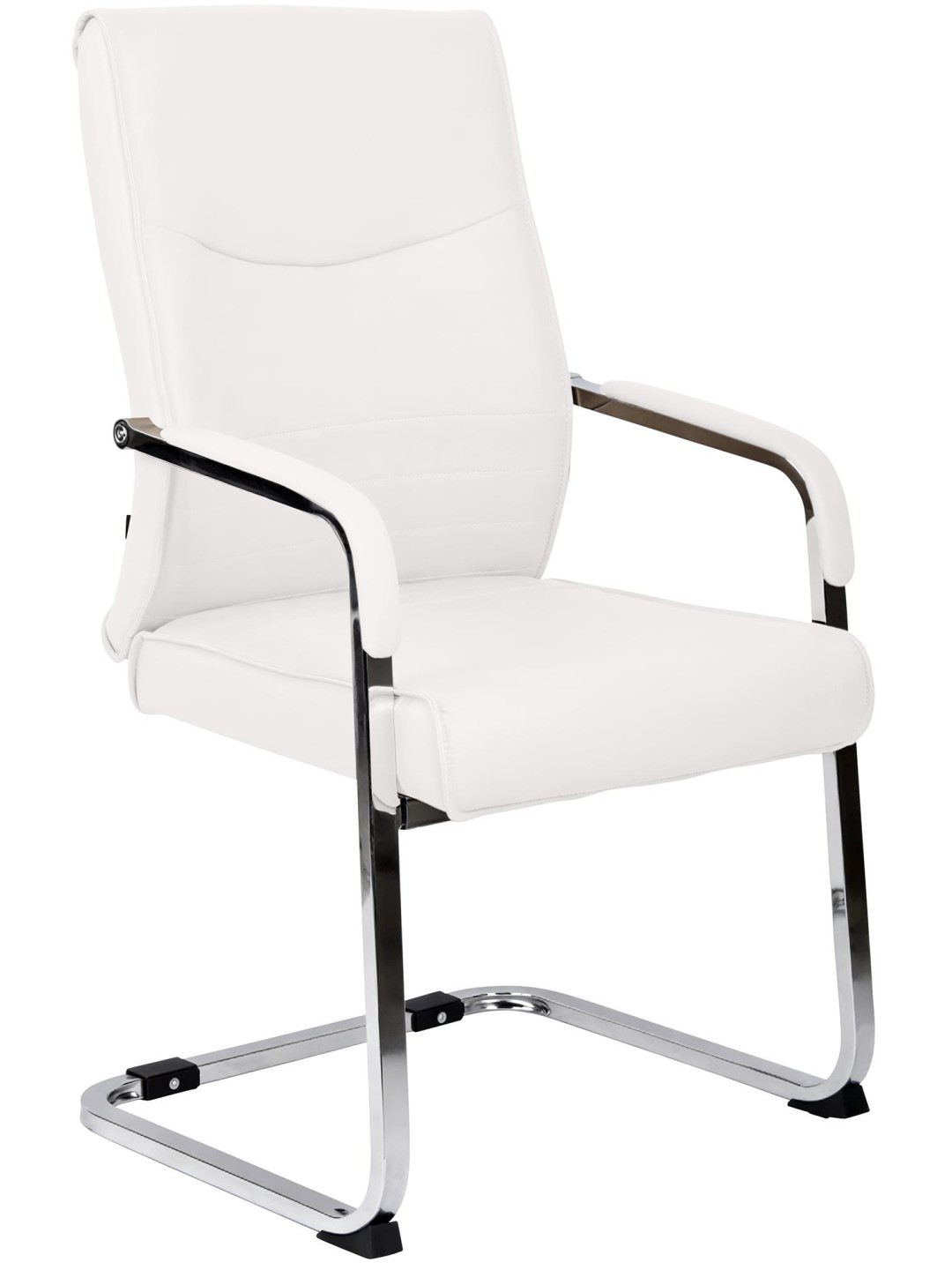 Chaise visiteur Hobart, blanc