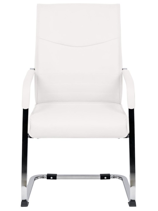 Chaise visiteur Hobart, blanc