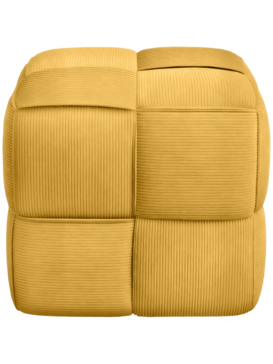 Tabouret Forinta Cord, jaune Tabouret Forinta Cord, jaune