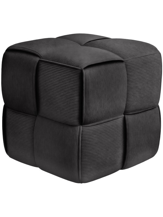 Tabouret Forinta Cord, gris foncé