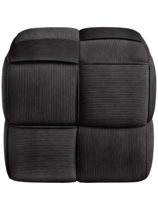 Tabouret Forinta Cord, gris foncé