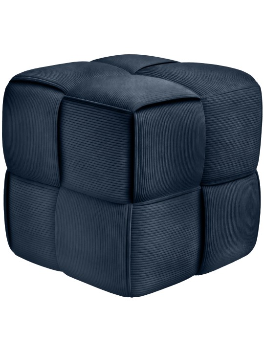Tabouret Forinta Cord, bleu foncé