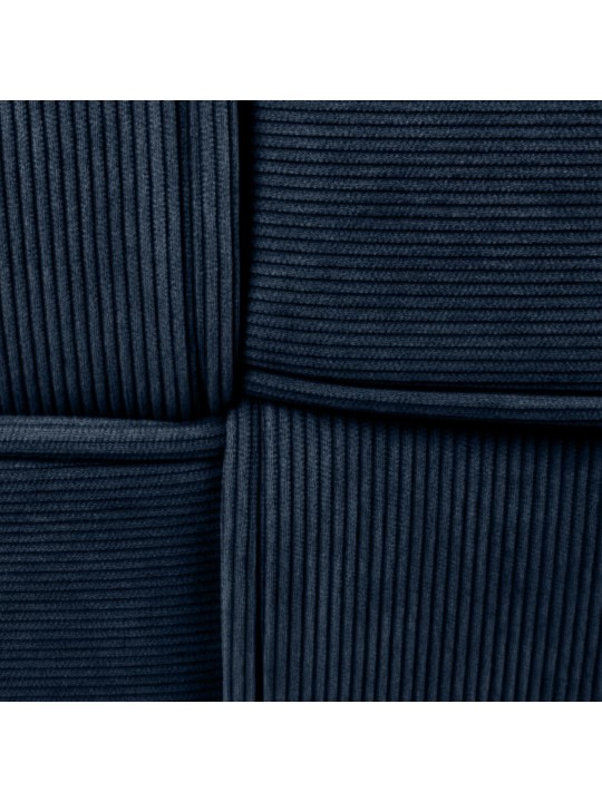 Tabouret Forinta Cord, bleu foncé