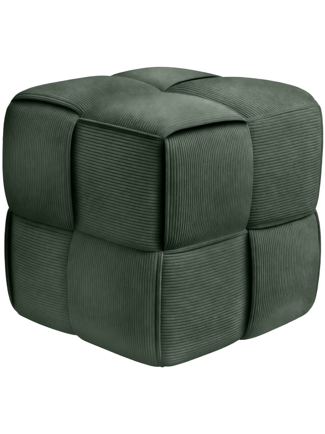 Tabouret Forinta Cord, vert foncé