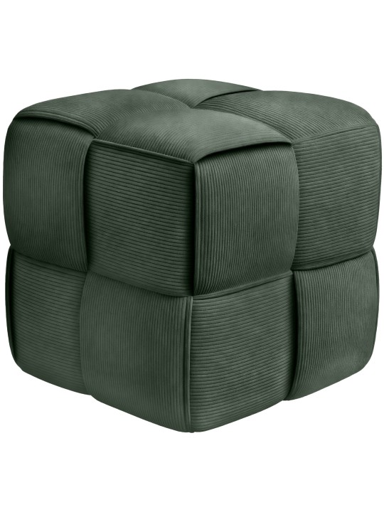 Tabouret Forinta Cord, vert foncé