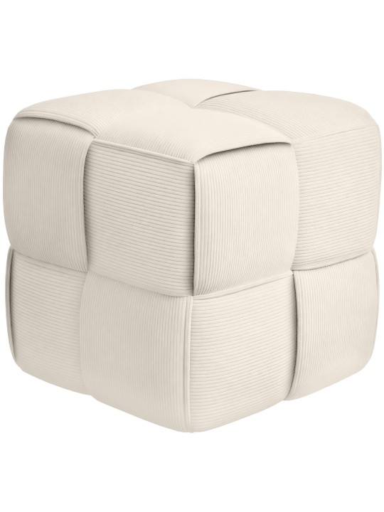 Tabouret Forinta Cord, crème