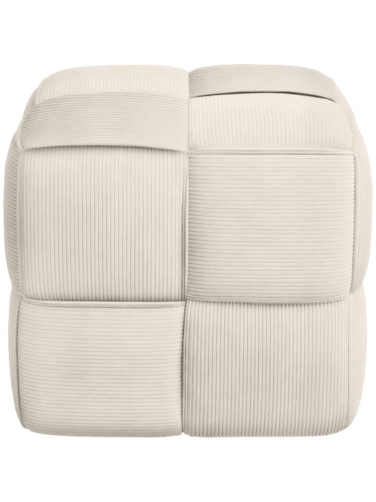 Tabouret Forinta Cord, crème