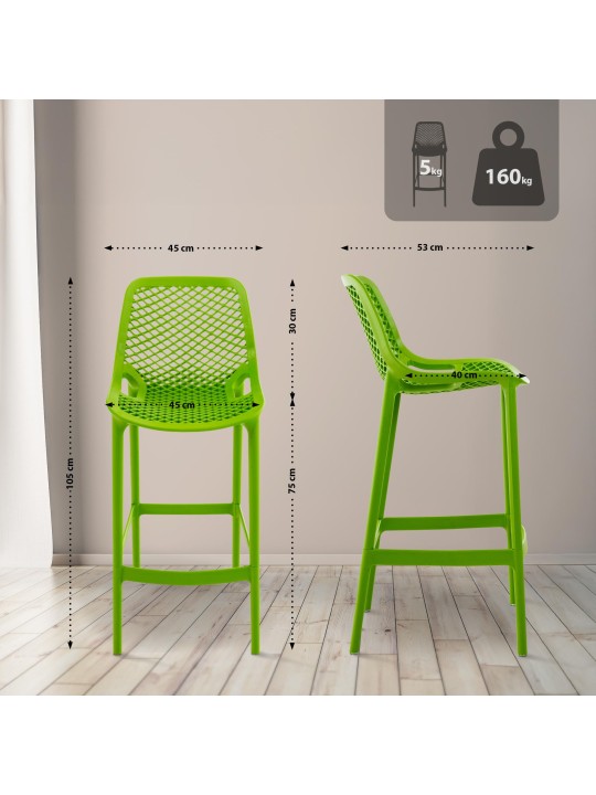 Tabouret de bar Air, vert Tabouret de bar Air, vert