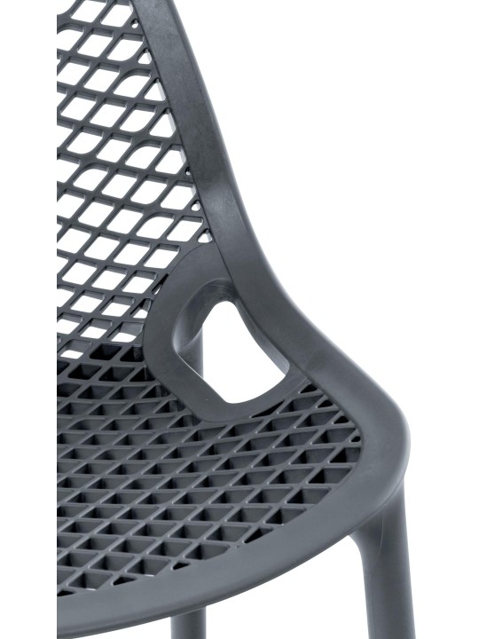 Tabouret de bar Air, gris foncé