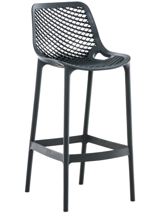 Tabouret de bar Air, gris foncé